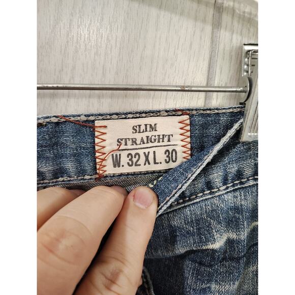 TK Axle Jeans Slim Straight Size 32x30 Western Cowboy Rodeo Ranch Outdoors - Picture 6 of 11